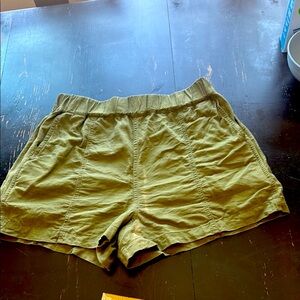 Madewell linen Blend easy Pull On Shorts